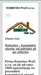 Mobile Screenshot of komstav.cz